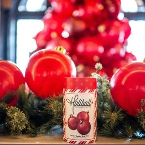 HOLIBALL INFLATABLE ORNAMENT INDOOR / OUTDOOR HOLIDAY DECOR ~ HANG FLOAT STAKE!